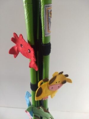 HASTES PARA CORDAS COM VELCRO- KIT COM 2 UNIDADES